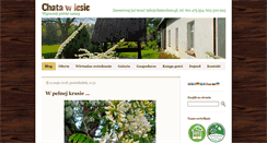 Desktop Screenshot of chatawlesie.pl